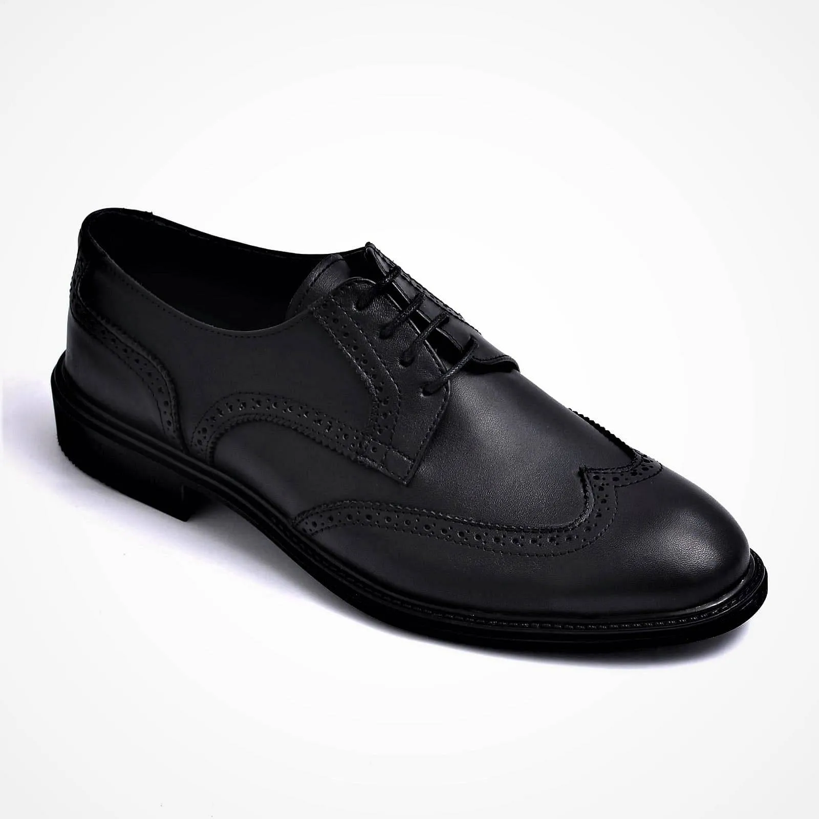 Walk Comfort Tailored Silhouette Dress Code Fit 1954 Timeless Brogue derby - Men's leather Dress Shoes (Signature Collection)