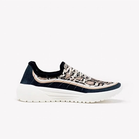 Women Racer Shoes In Natural Snake Daily Athlete