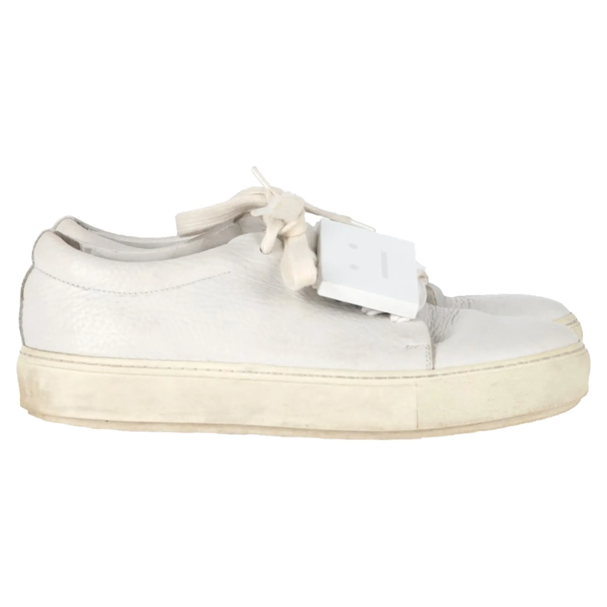 Stabilizing Heel Clip Acne Studios Adriana Low-Top Sneakers in White Leather