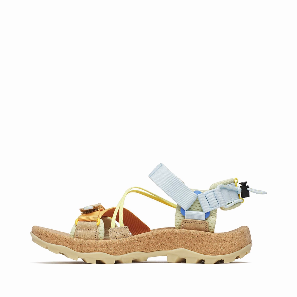 Memory Foam Insert Merrell Women's Speed Fusion Sport RMX Sandal in Ice Blue/Hoodoo