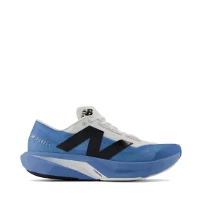New Balance Men's FuelCell Rebel v4 in Blue Laguna/Reflection/Black Blossom Step Slip-On Comfort