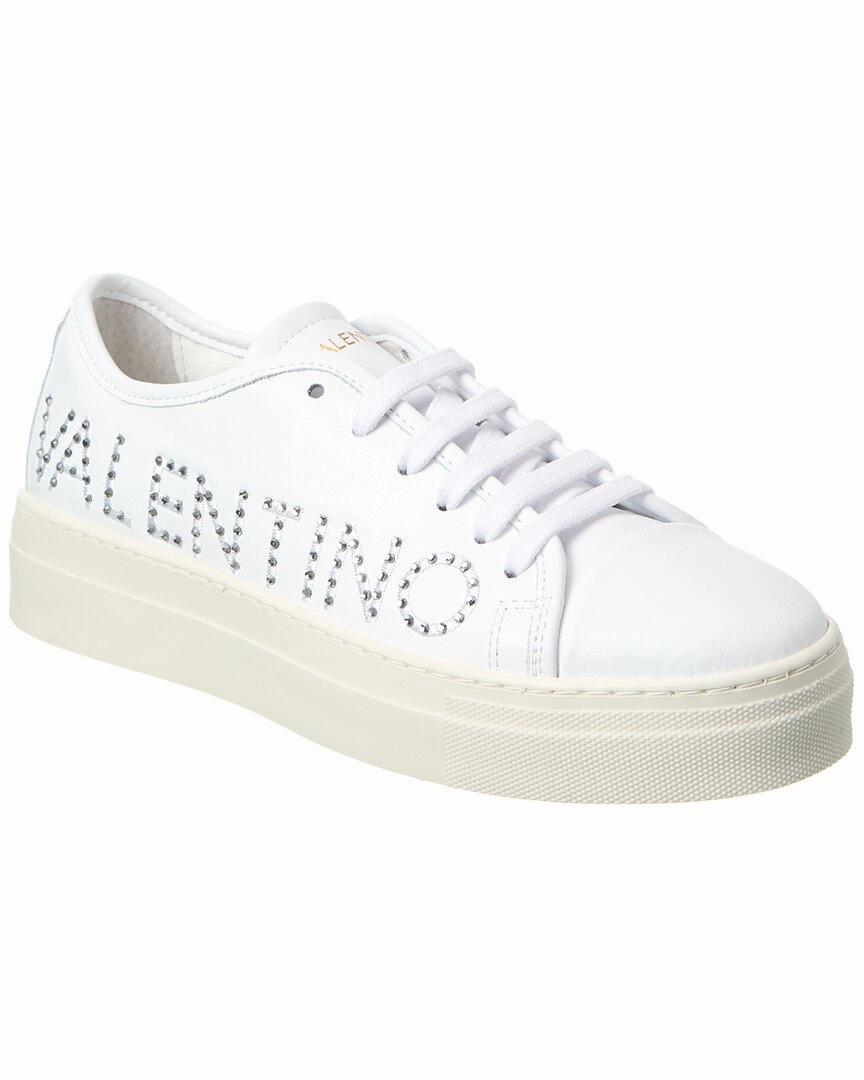 Valentino by Mario Valentino Charme Leather Sneaker Shine Finish City Function