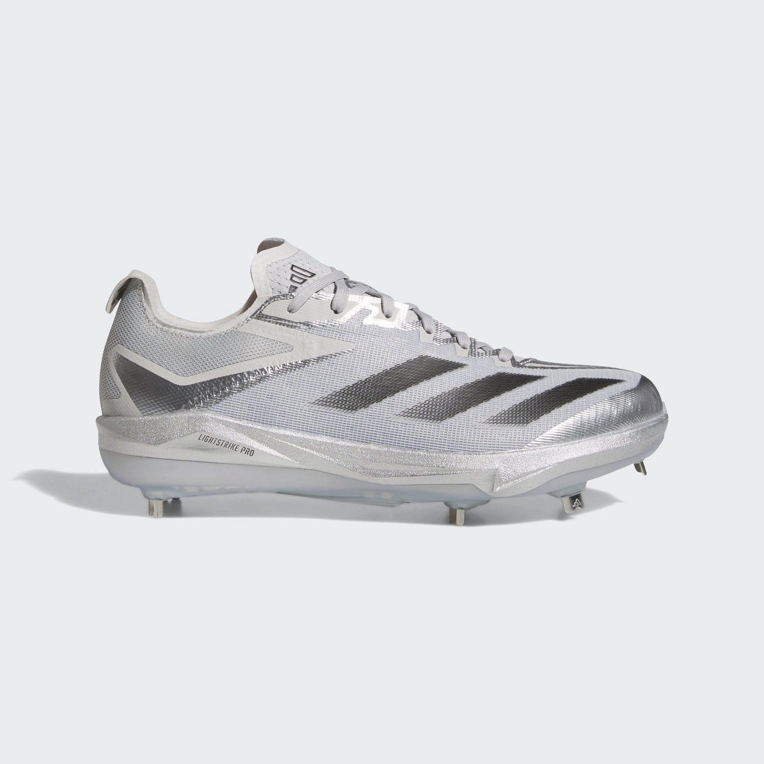 sack - race - track shoes adidas Men's Adizero Electric  Silver Speed Baseball Cleats