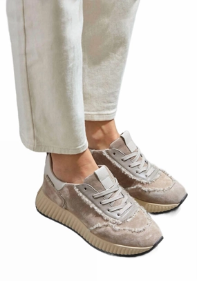 Foot alignment Thermoregulating Lining Alair Sneakers In Taupe/sahara