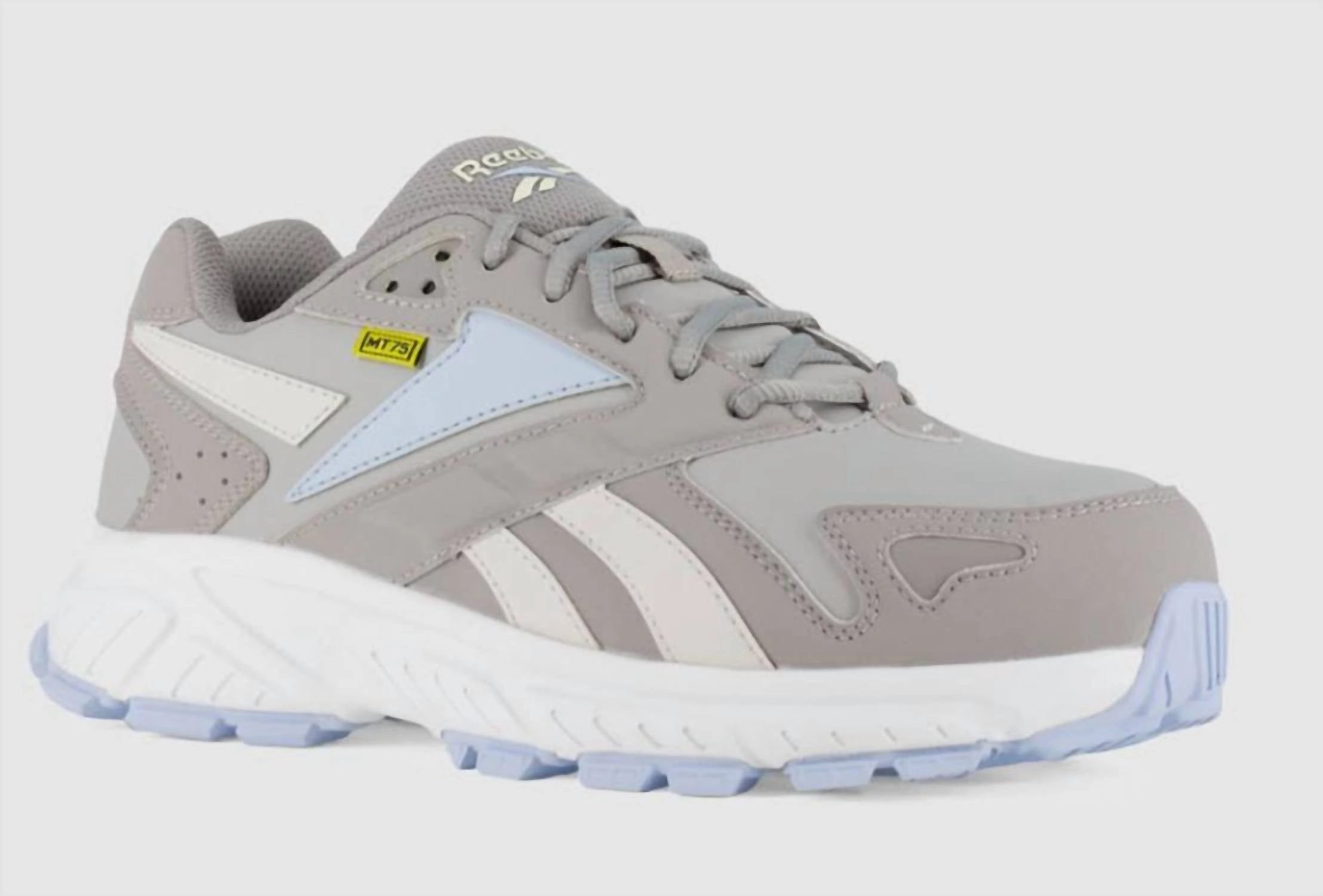 SlipResistantOutsole Street Ready Women's Hyperium Comp Work Shoe In Grey/blue