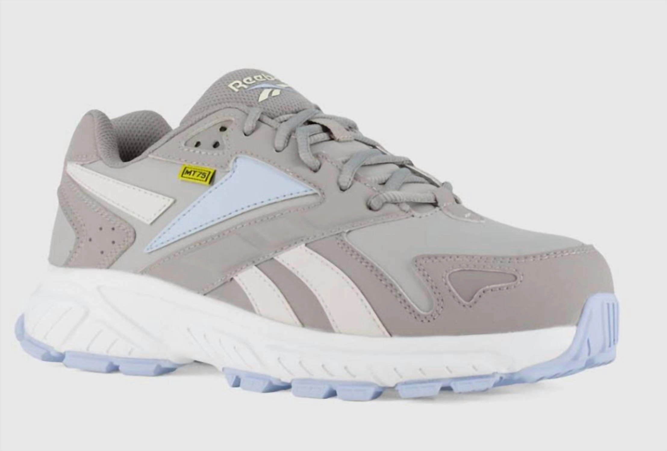 Women's Hyperium Comp Work Shoe In Grey/blue Cross Training Optimized Relax Step