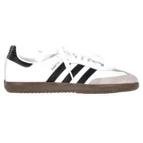 SecureFit Adidas Samba OG Sneakers in White Leather