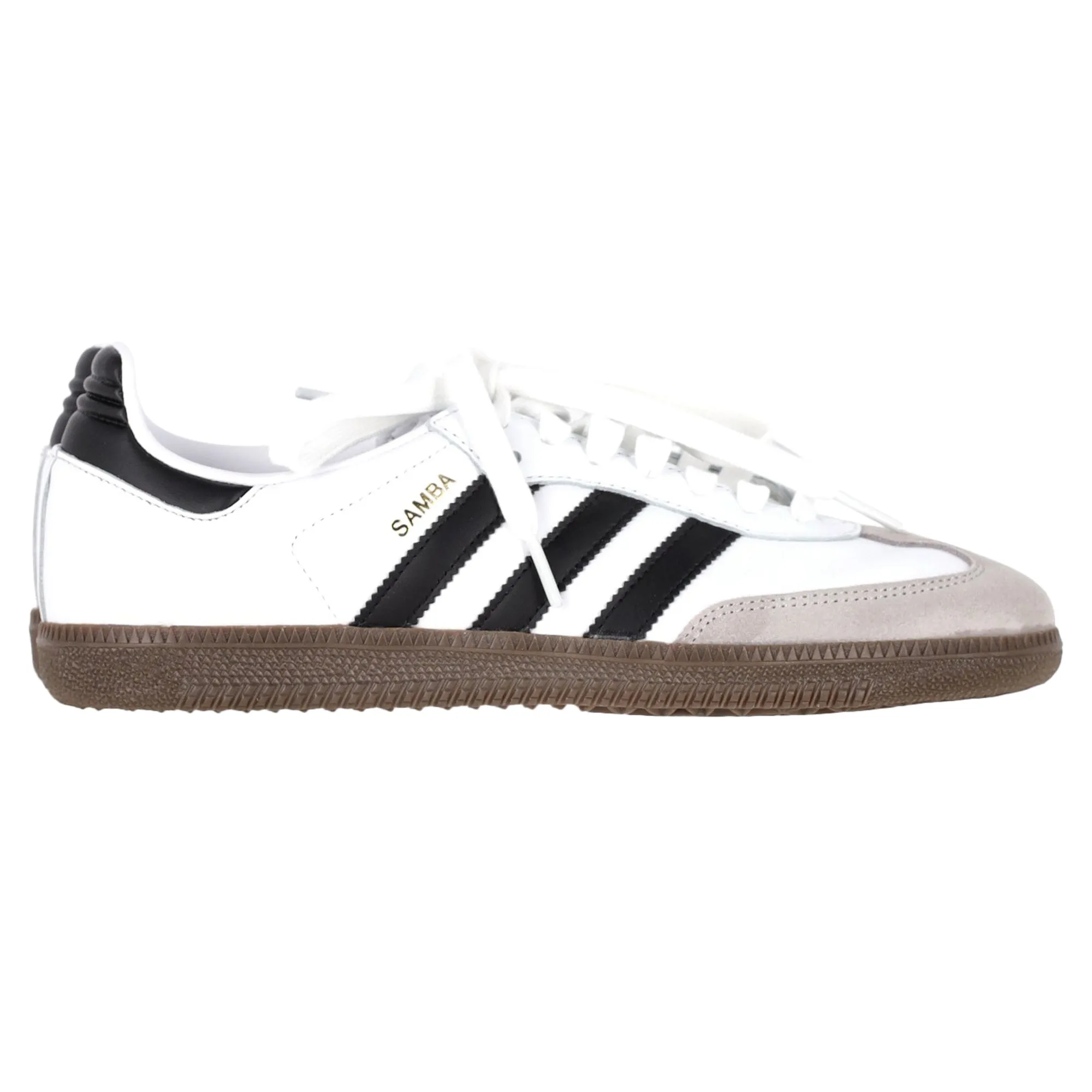 SecureFit Adidas Samba OG Sneakers in White Leather