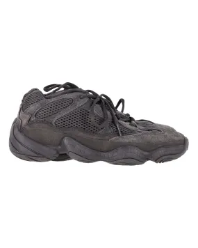 Lightweight Ride Breathable Design Adidas x Yeezy 500 Low Utility in Black Suede