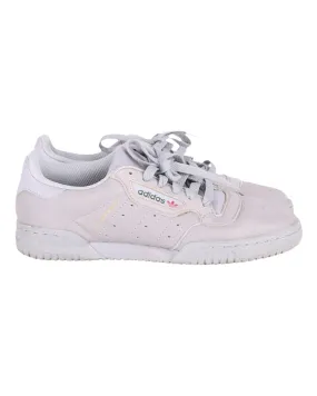 Adidas Yeezy Calabasas PowerPhase Sneakers in Grey Leather Multi terrain Traction PaddedCollar