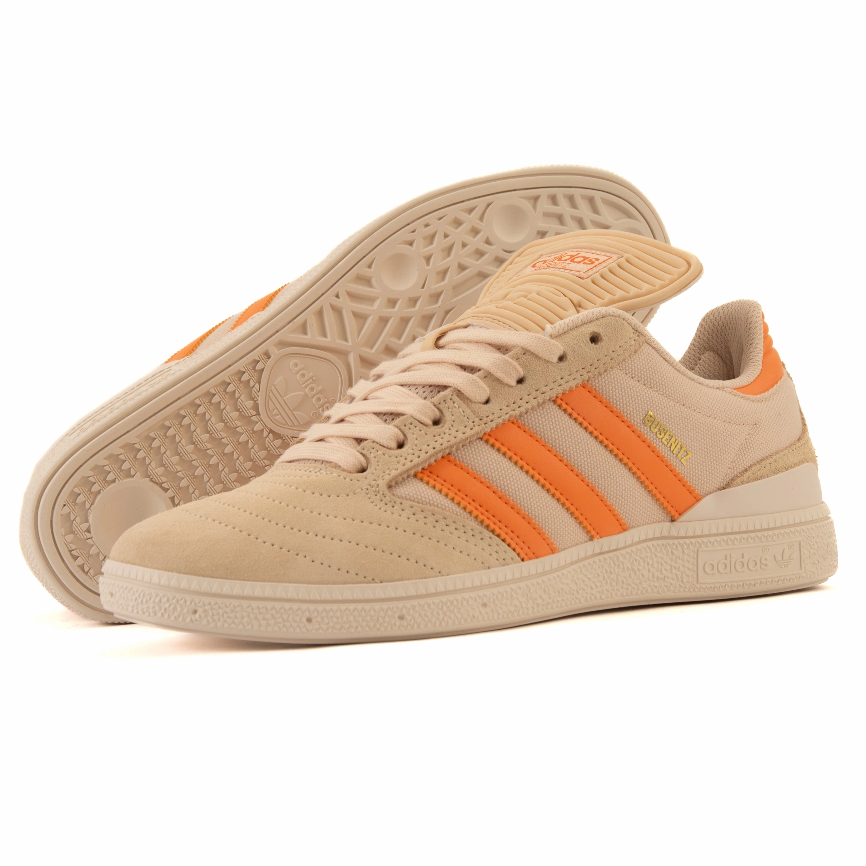 Adidas - Busenitz Pro (Crystal Sand/Bright Orange/Gold Metallic) Dynamic Transition Sole