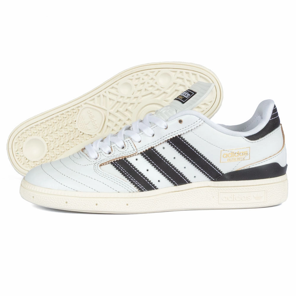 Adidas - Busenitz Pro (Crystal White/Core Black) sprint speed Anatomic Lacing System