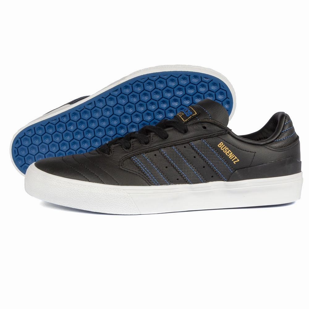 Compression Resistant Foam Sweat Control Adidas - Busenitz Vulc II (Black/Black/White)