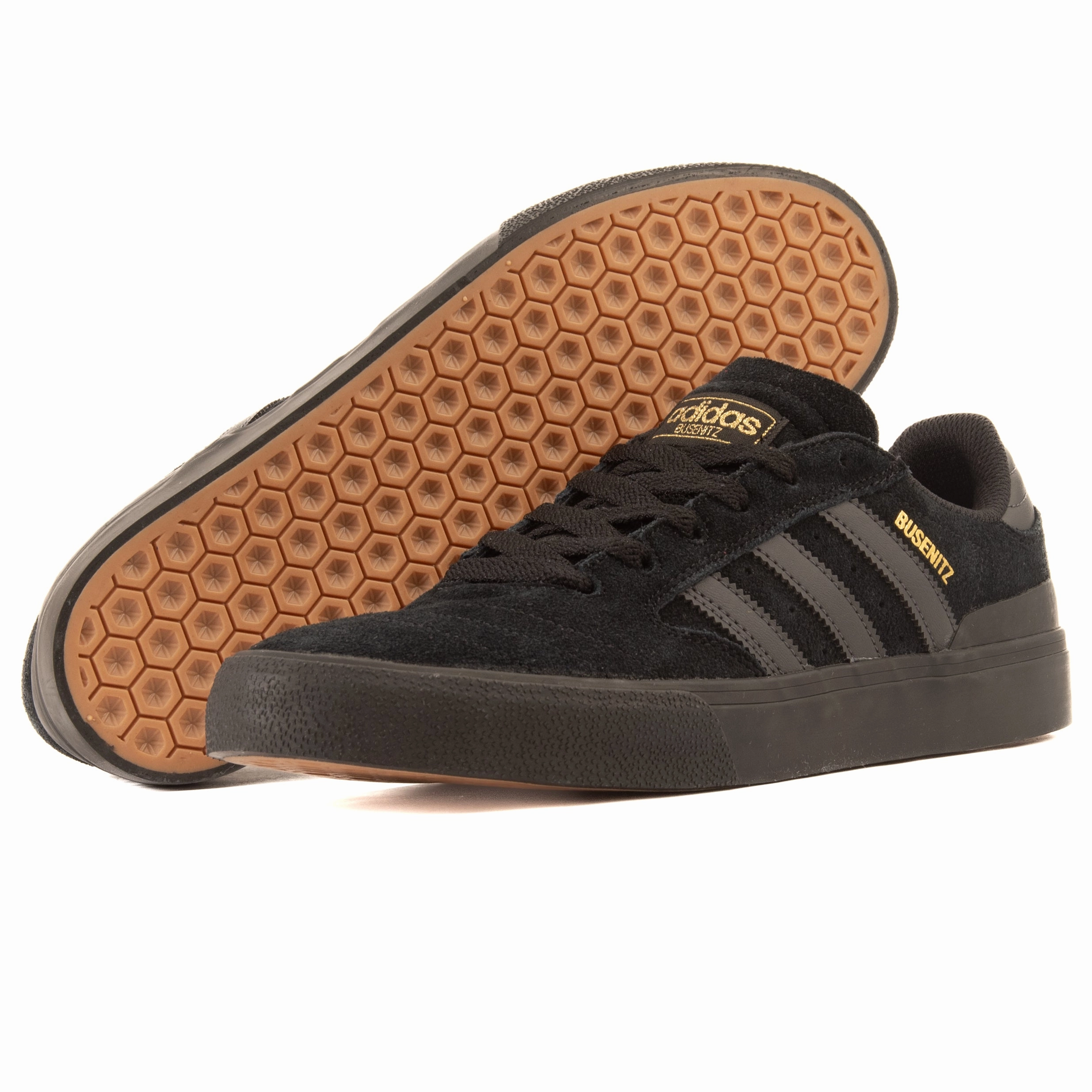 Adidas - Busenitz Vulc II (Black/Carbon/Black) Advanced Cushioning Material