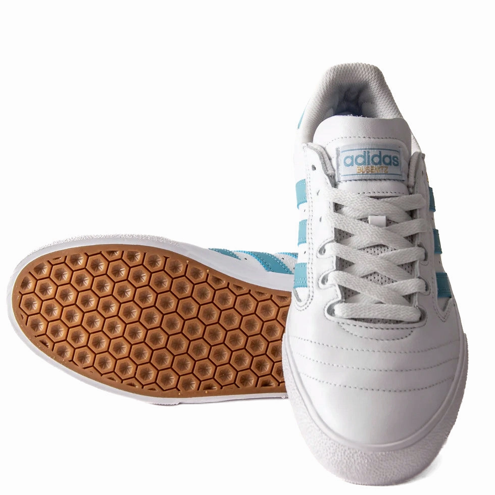 AirCushion Soft - landing Adidas - Busenitz Vulc II (White/Blue/Gold) *SALE
