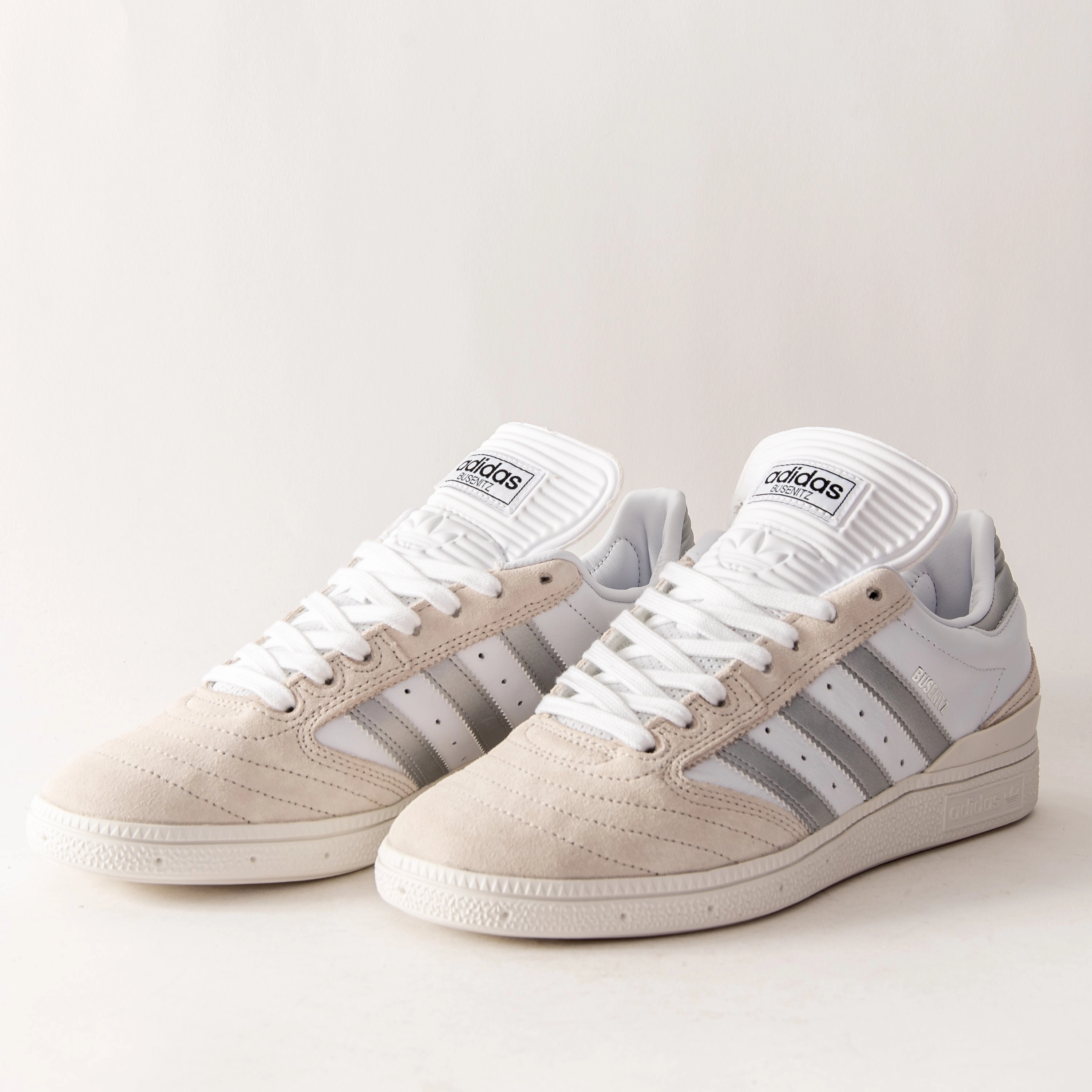Adidas - Busenitz (White/Silver) Suitable for all running distances Dual Density Sole