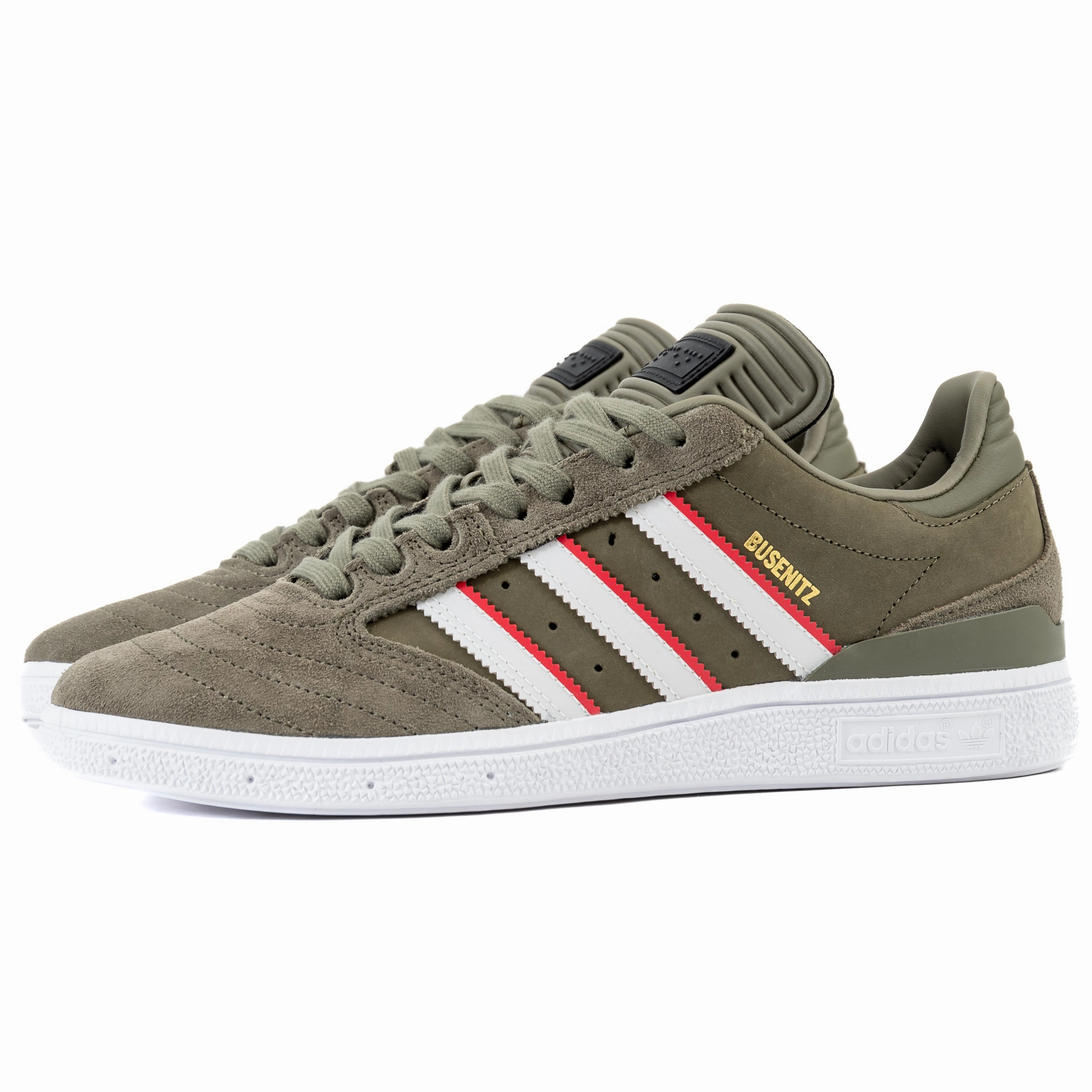 Durable Rubber Pods Adidas - Busenitz x Dan Mancina (Olive Strata/Red/Footwear White)