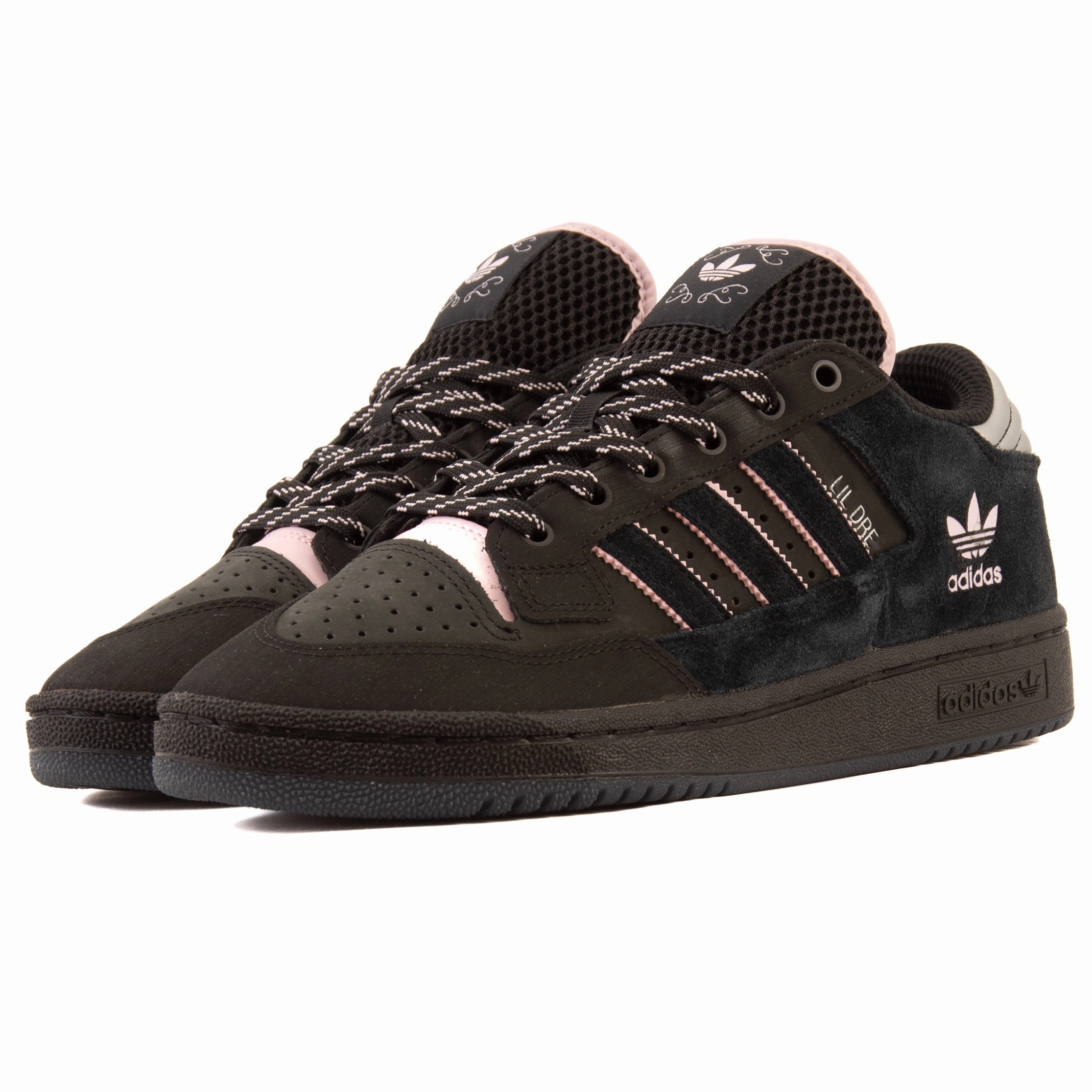 Adidas - Centennial 85 Low ADV X Lil Dre (Core Black/Clear Pink/Core Black) fitness event running gear