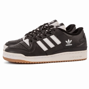 Adidas - Forum 84 Low ADV (Black/White) Tight Weave Fabric