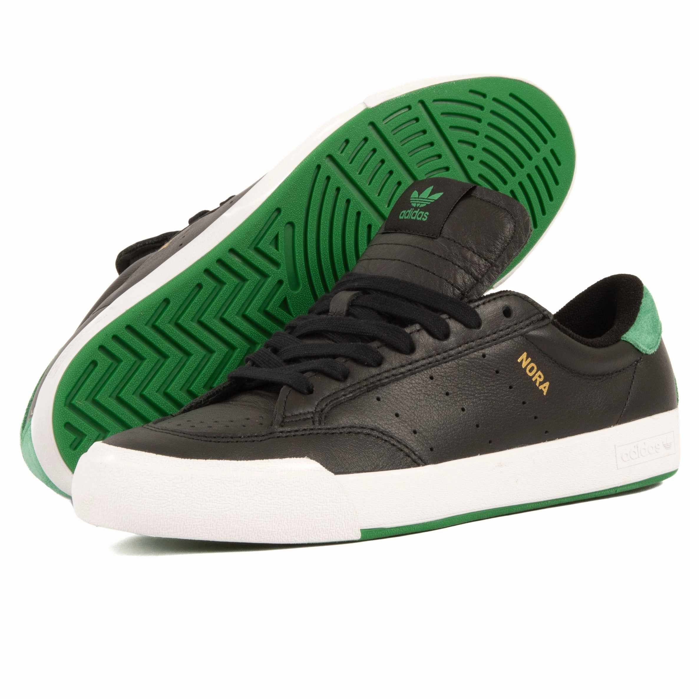 Mono Sock Liner running in a modern bridge area shoes Adidas - Nora (Black/Green/White)*SALE