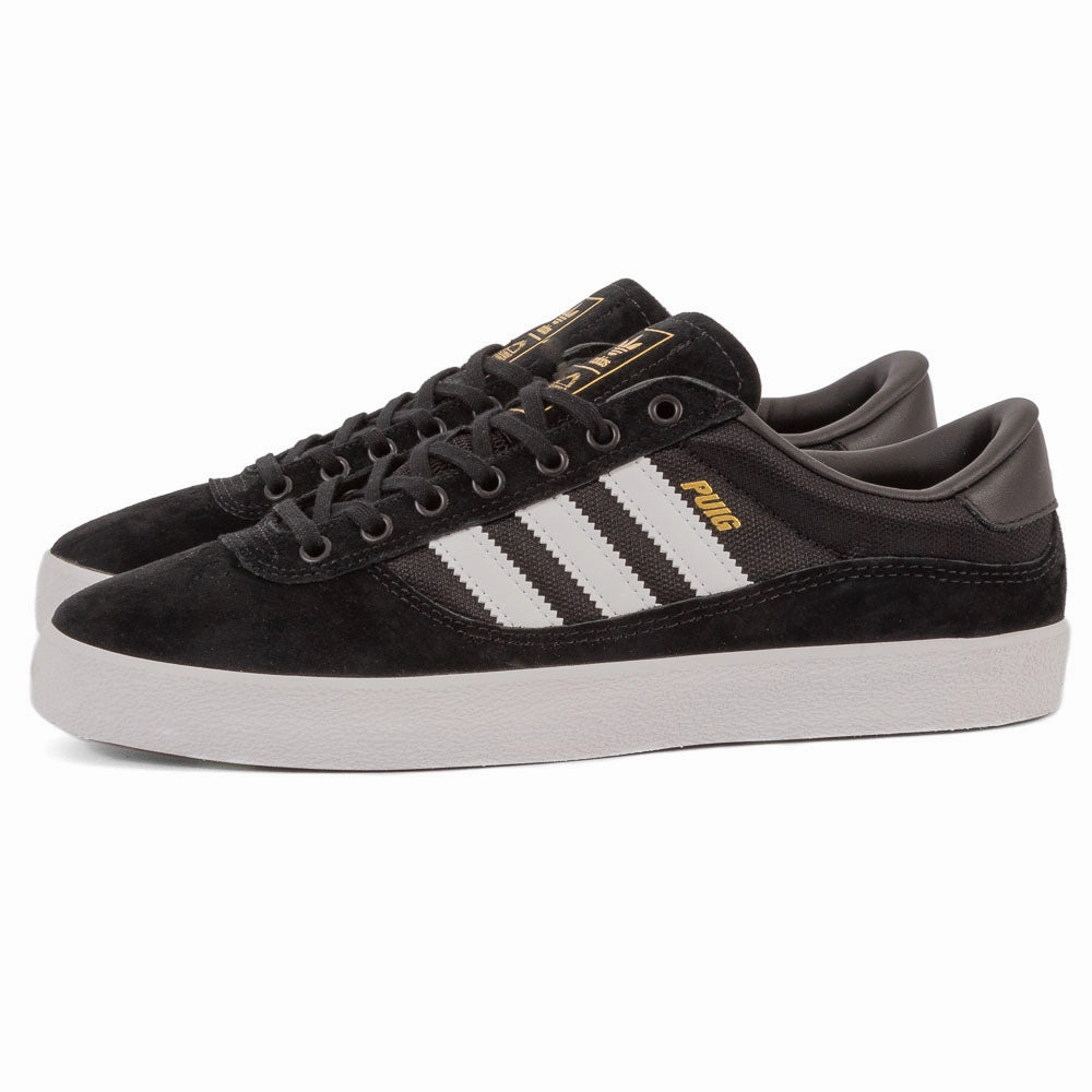 Adidas - Puig Indoor (Black/White/Lime) Cost - efficient long - distance running