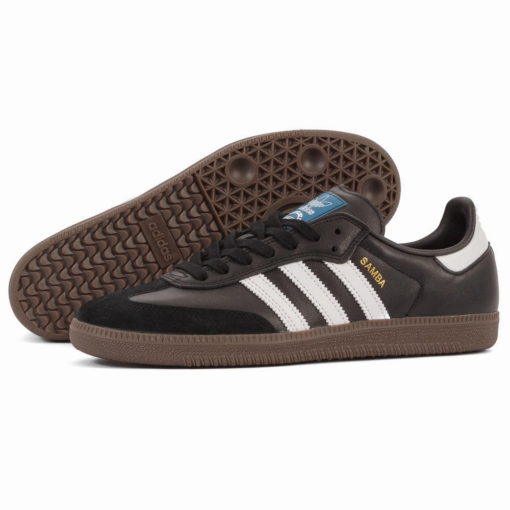 compacted - dirt running option Adidas - Samba ADV (Core Black/Cloud White/Gum)