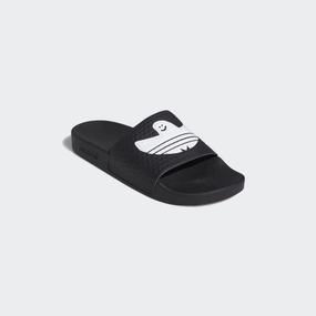 road runner mud - running shoes Adidas - Shmoofoil Slides (Black/White)
