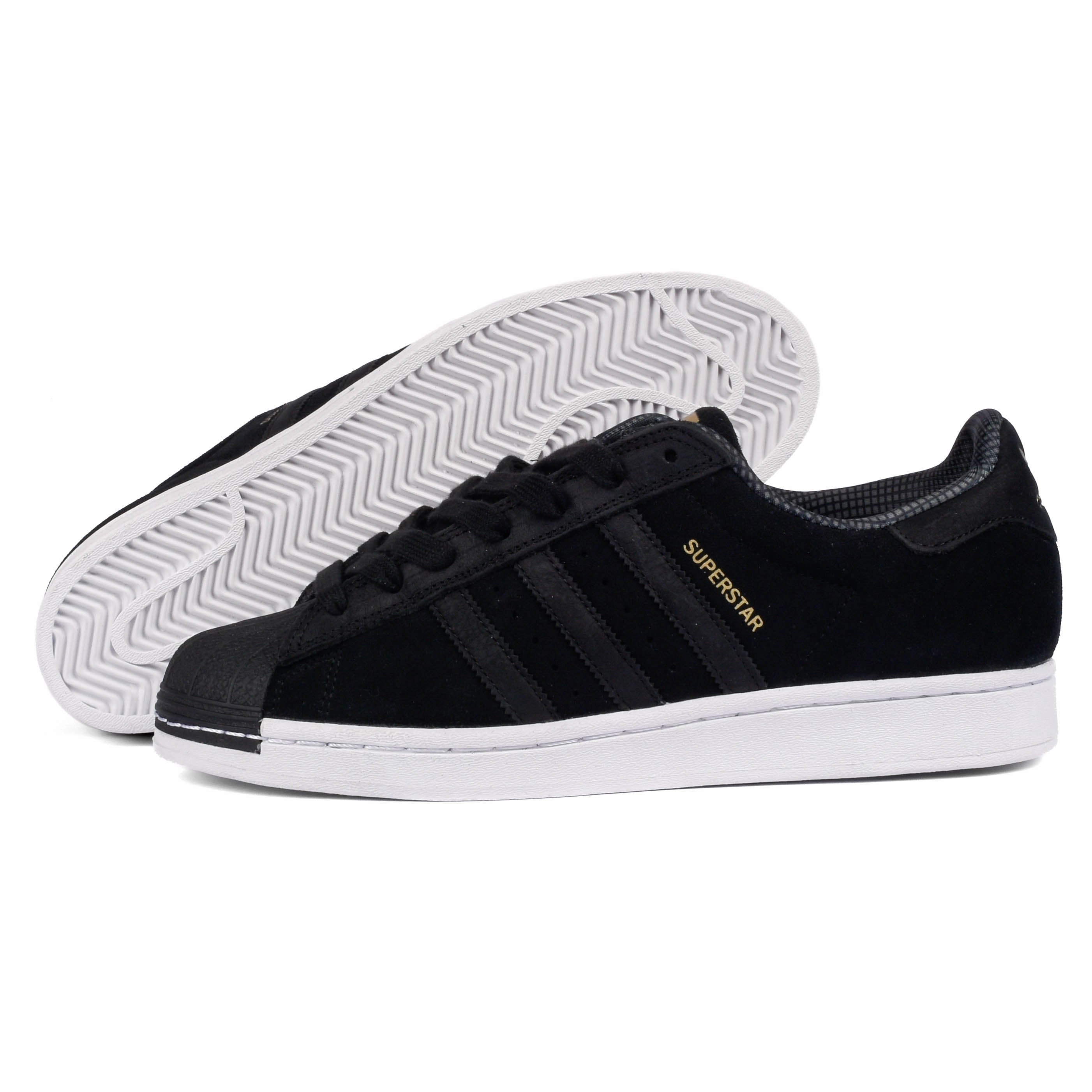 quality shoes ErgonomicDesign Adidas - Superstar ADV (Black/Black/White)