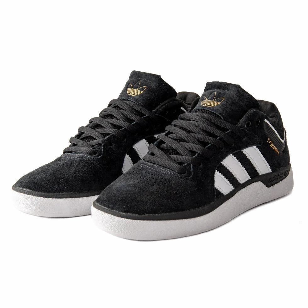 Adidas - Tyshawn (Black/White/Black) soft - midsole - feature shoes