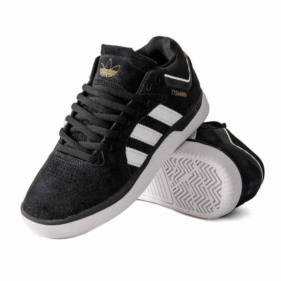 Breathable knit Practical Adidas - Tyshawn (Black/White/Black)
