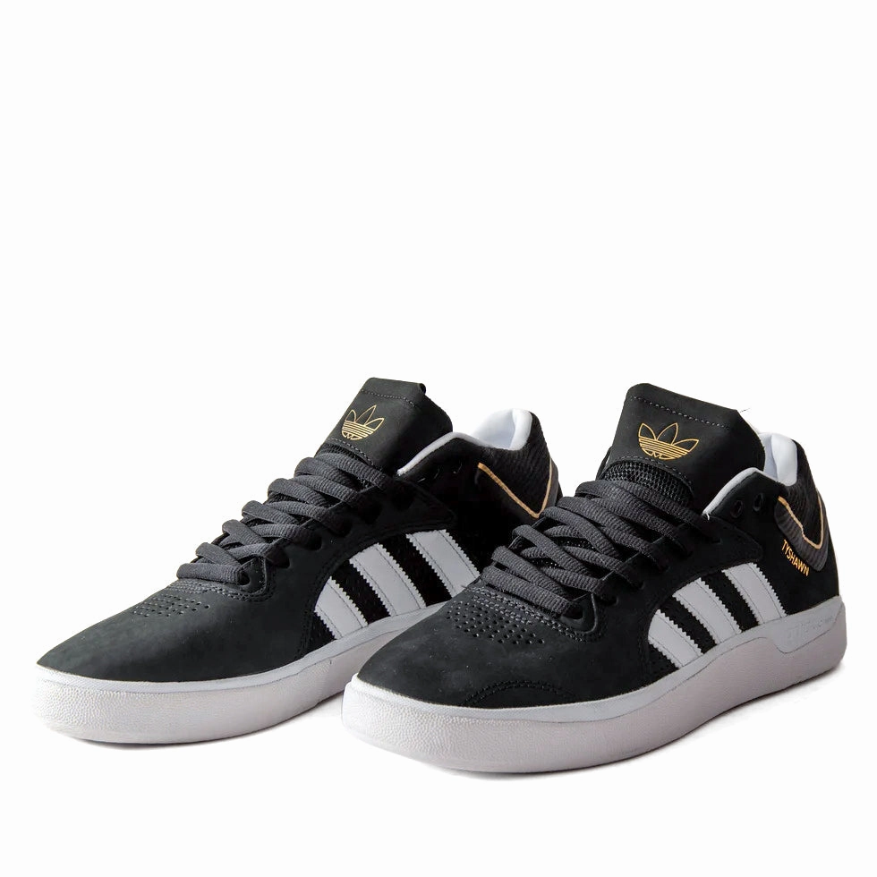 Ventilated Midsole Adidas - Tyshawn (Black/White/Gold)