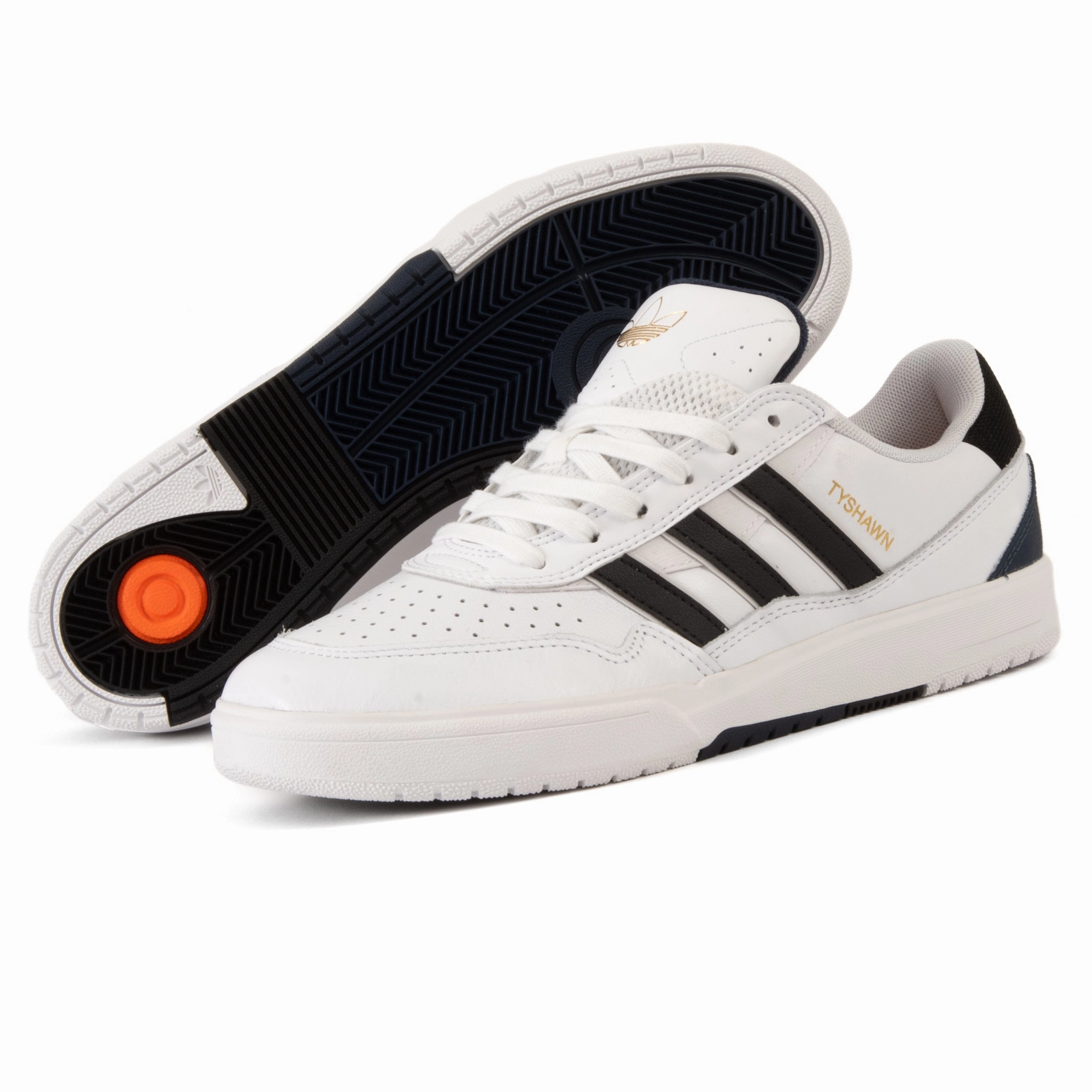 Adidas - Tyshawn II (Cloud White/Core Black/Collegiate Navy) Retro - style