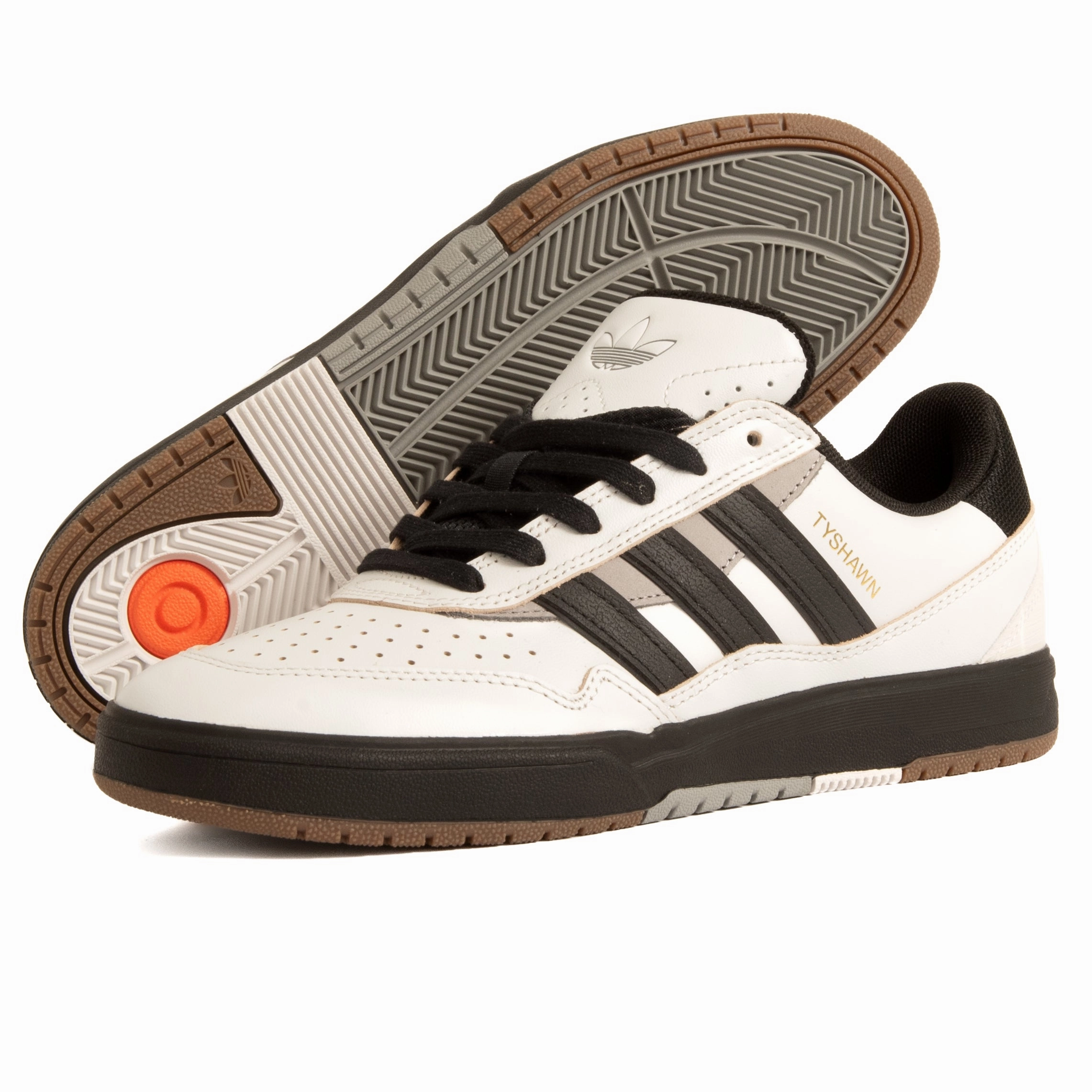 Adidas - Tyshawn II (White/Black) long - distance runners Comfort Shock