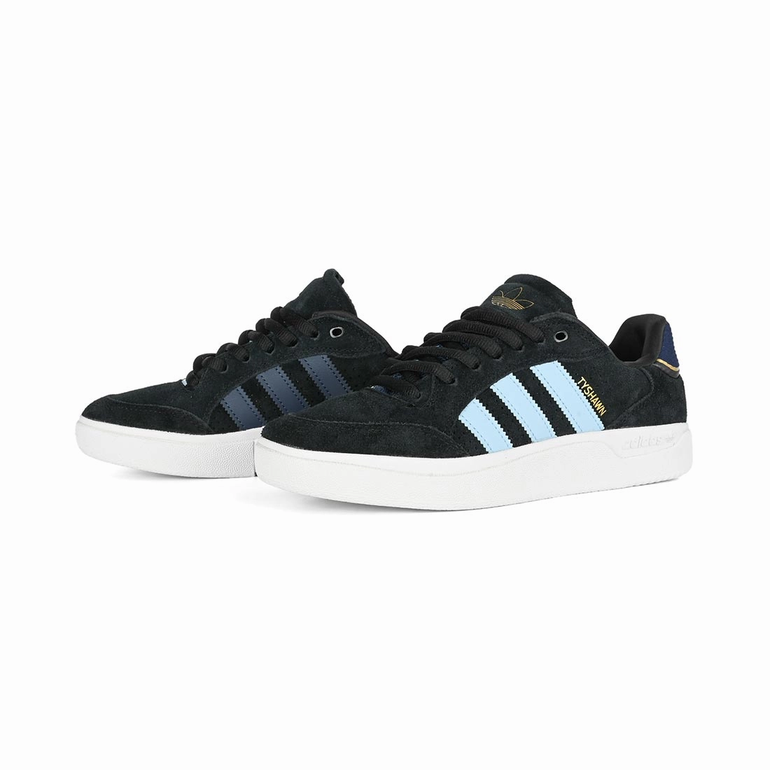 Adidas - Tyshawn Low (Black/Sky/Navy) Low Top sporty - style shoes