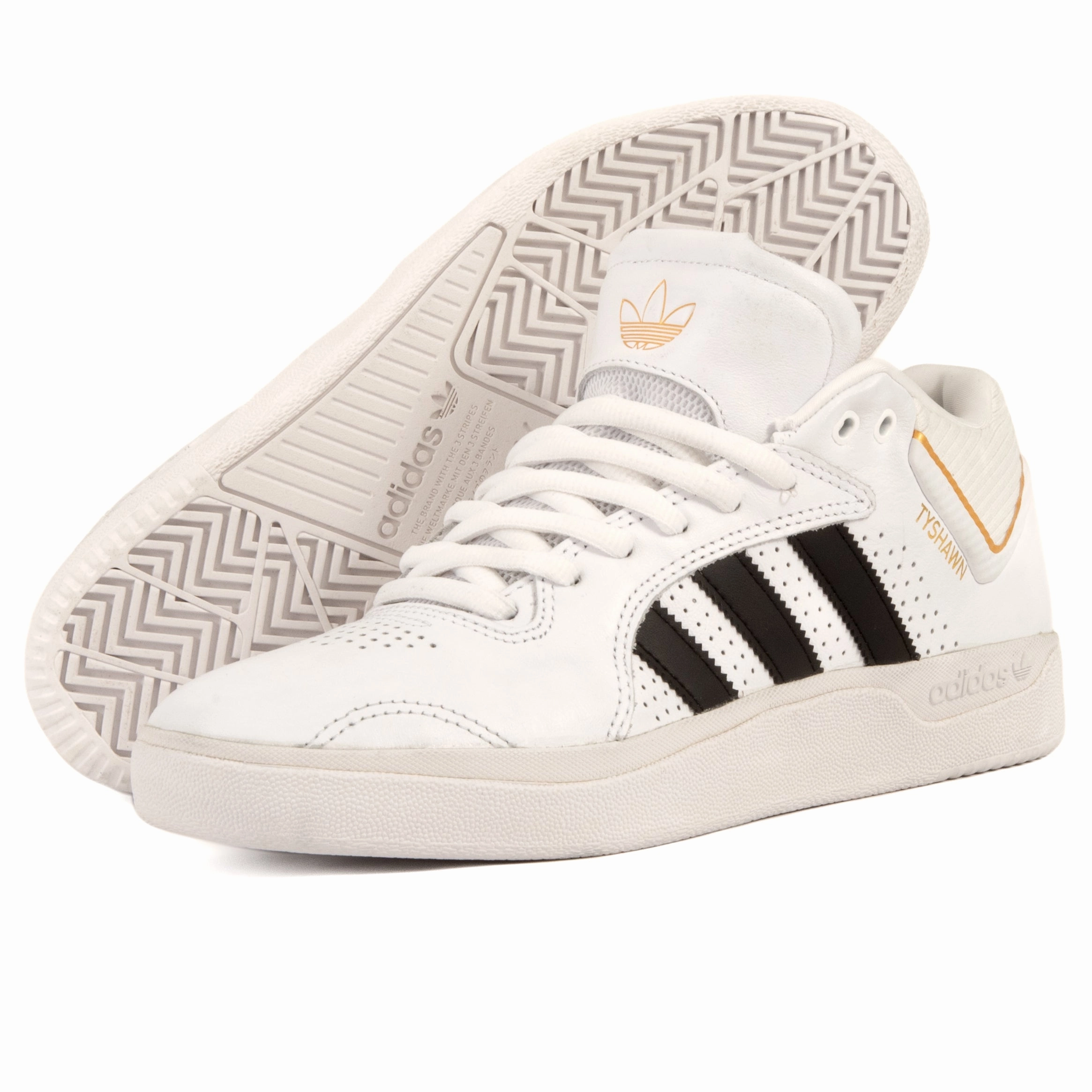 forefoot - strike shoes Adidas - Tyshawn (White/Black/Gold)