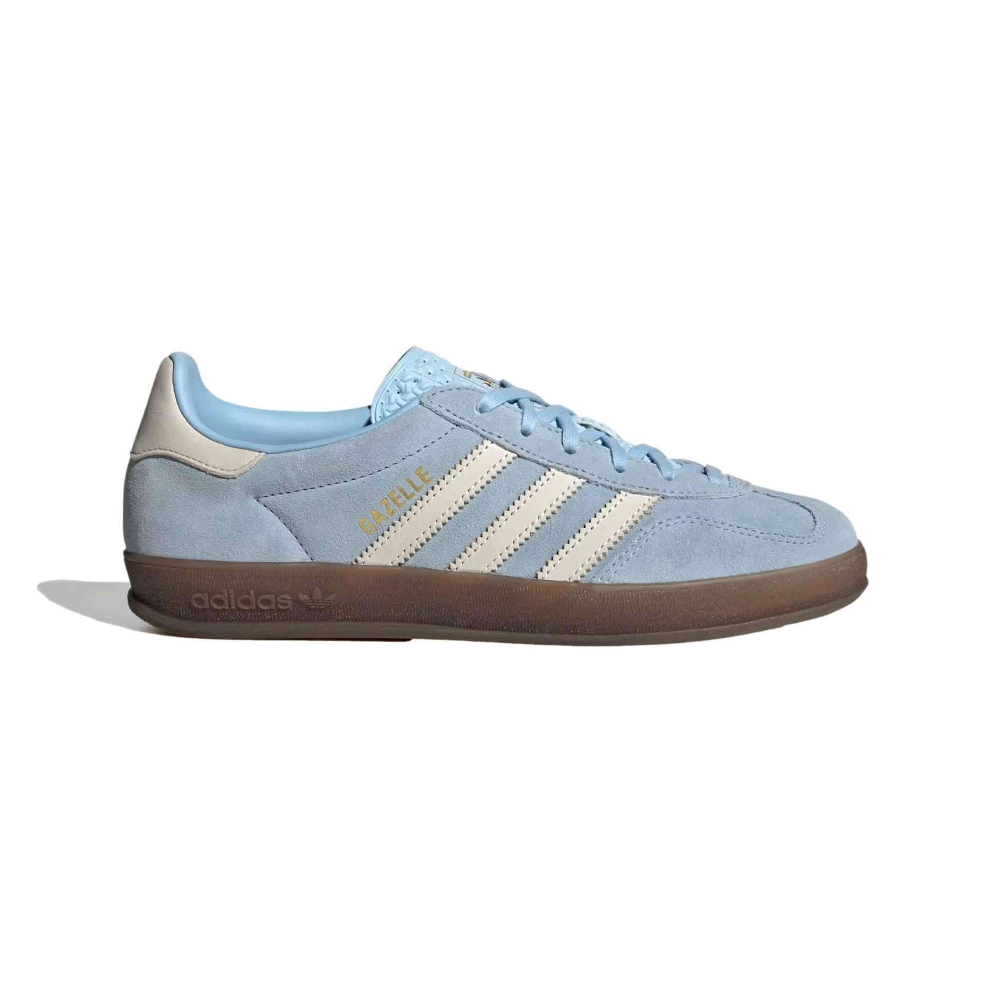 Adidas Gazelle Indoor Clear Sky / Off White / Gum 5  JI2717 Women's Power Move No Effort