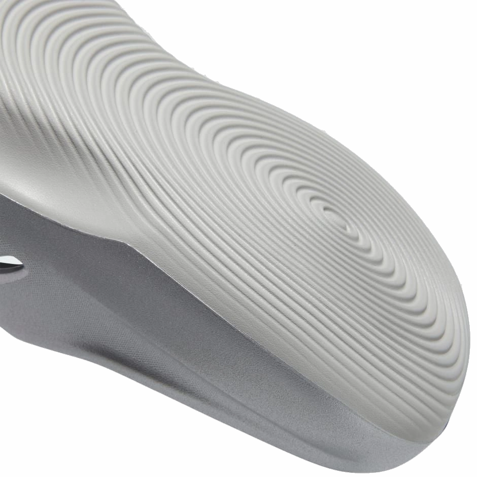 toe - box - roomy shoes air - mesh shoes Adidas Men's Adifom Iiinfinity Mule Shoes - Metallic Silver