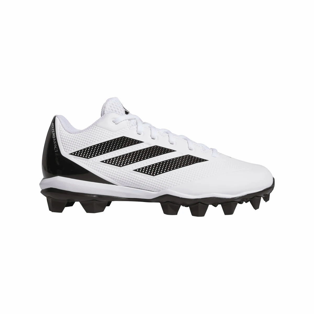 adidas Men's Adizero Impact 2.0 Molded Baseball Cleats Moisture Management Layer mid - cut shoes