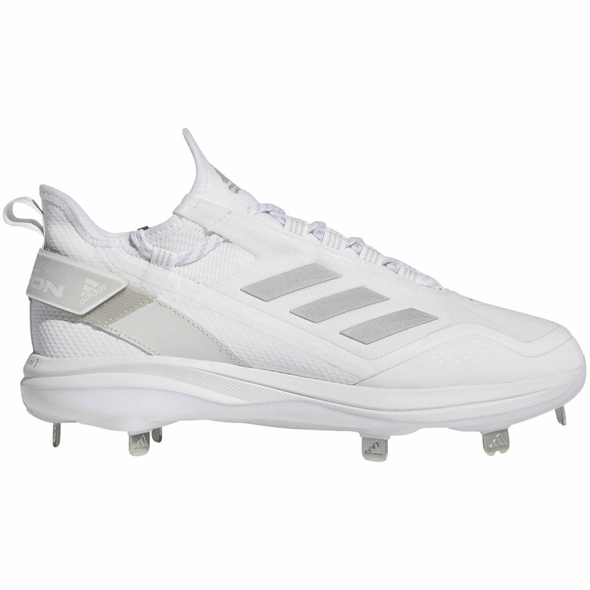 solid - color shoes Anti Twist Plate adidas Men's Icon 7 Boost Metal Baseball Cleats
