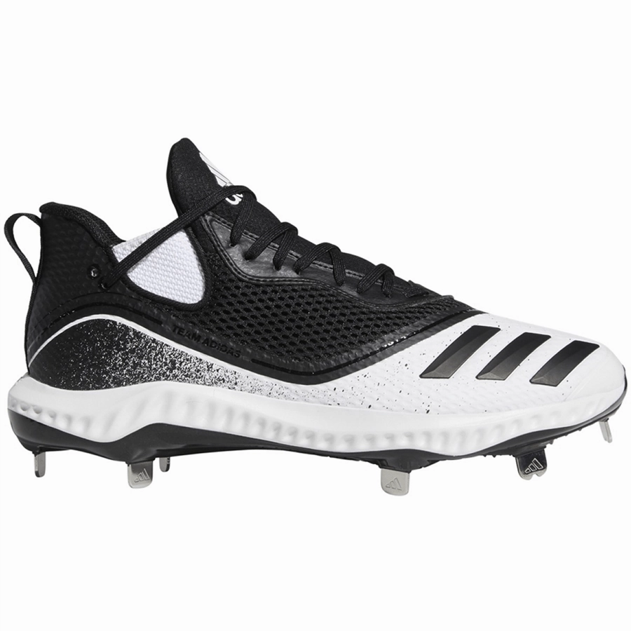 adidas Men's Icon V Bounce Low Metal Baseball Cleats Wide - width shoes