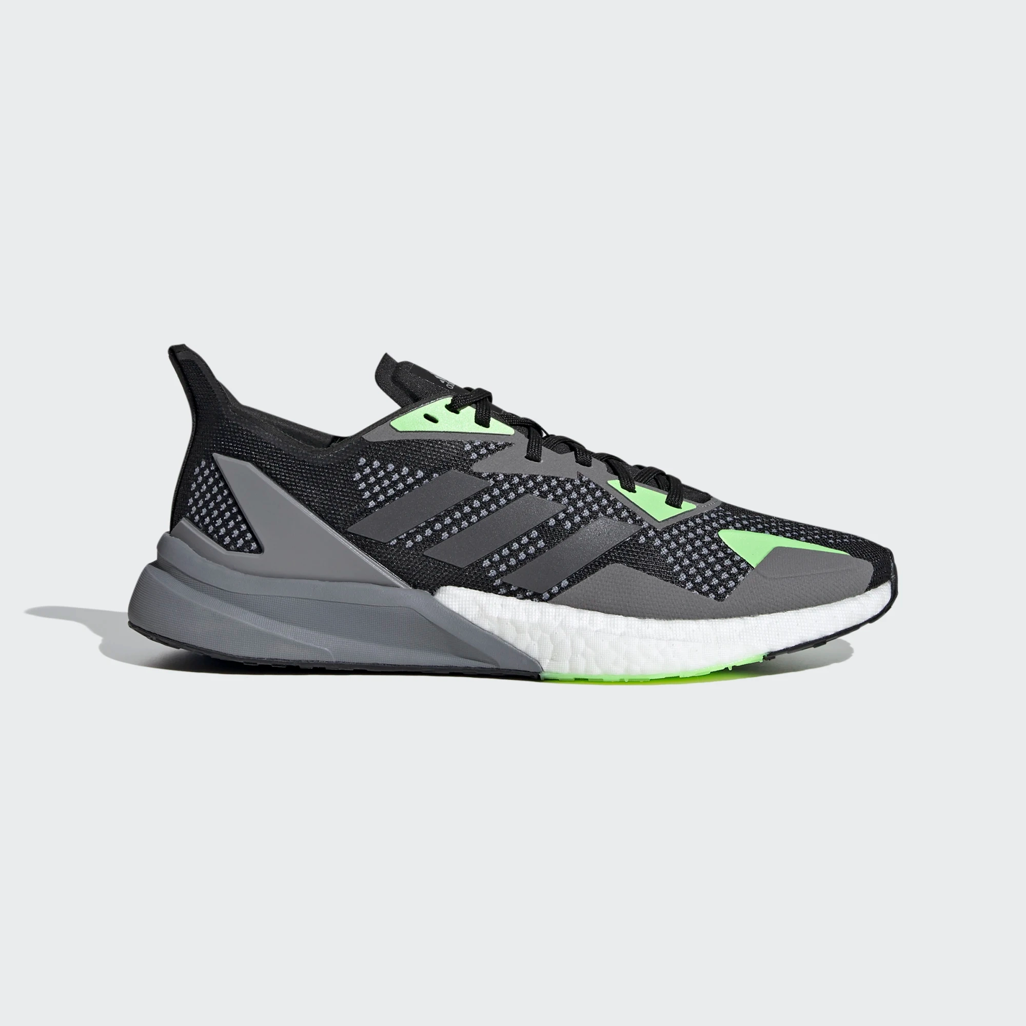 Adidas Men's X9000L3 Shoes - Core Black / Night Metallic / Grey Three breathable mesh shoe aspect Child - friendly