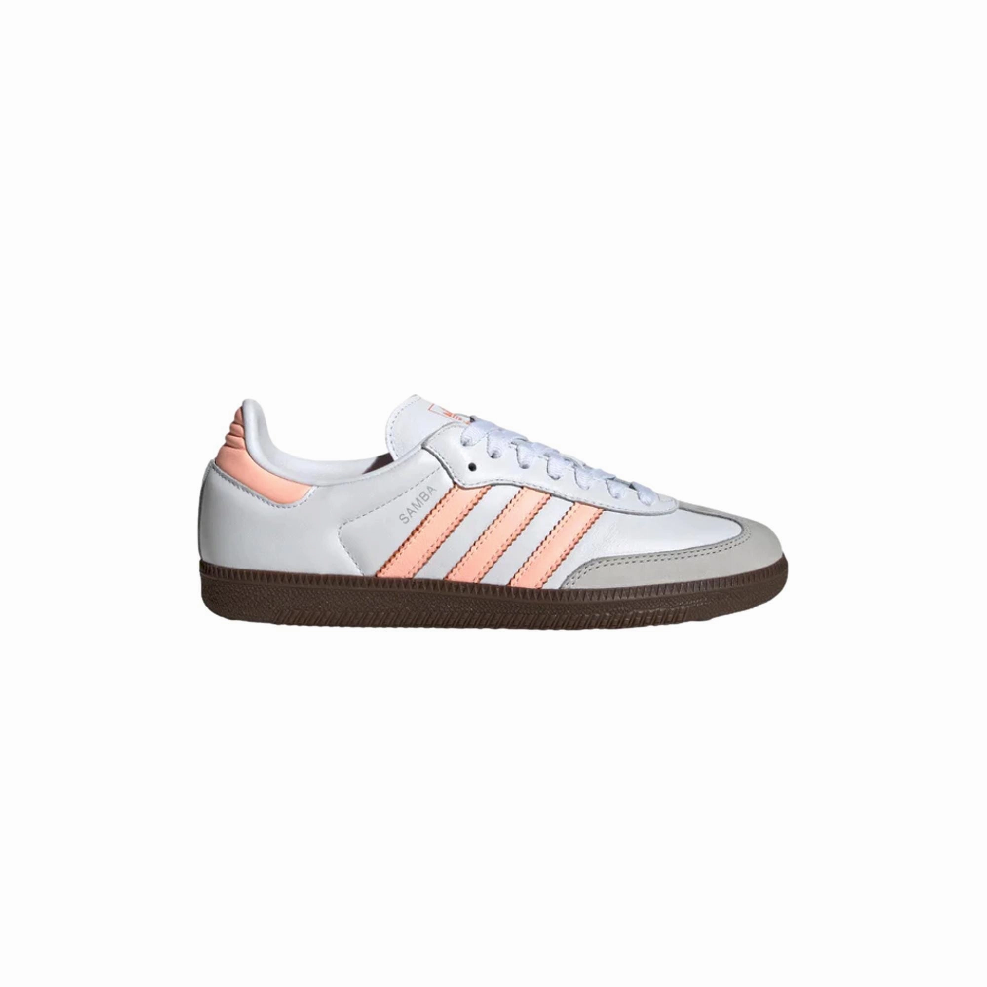 Adidas Samba OG Cloud White / Clear Orange / Semi Coral  JH5687 Women's Unbeatable comfort