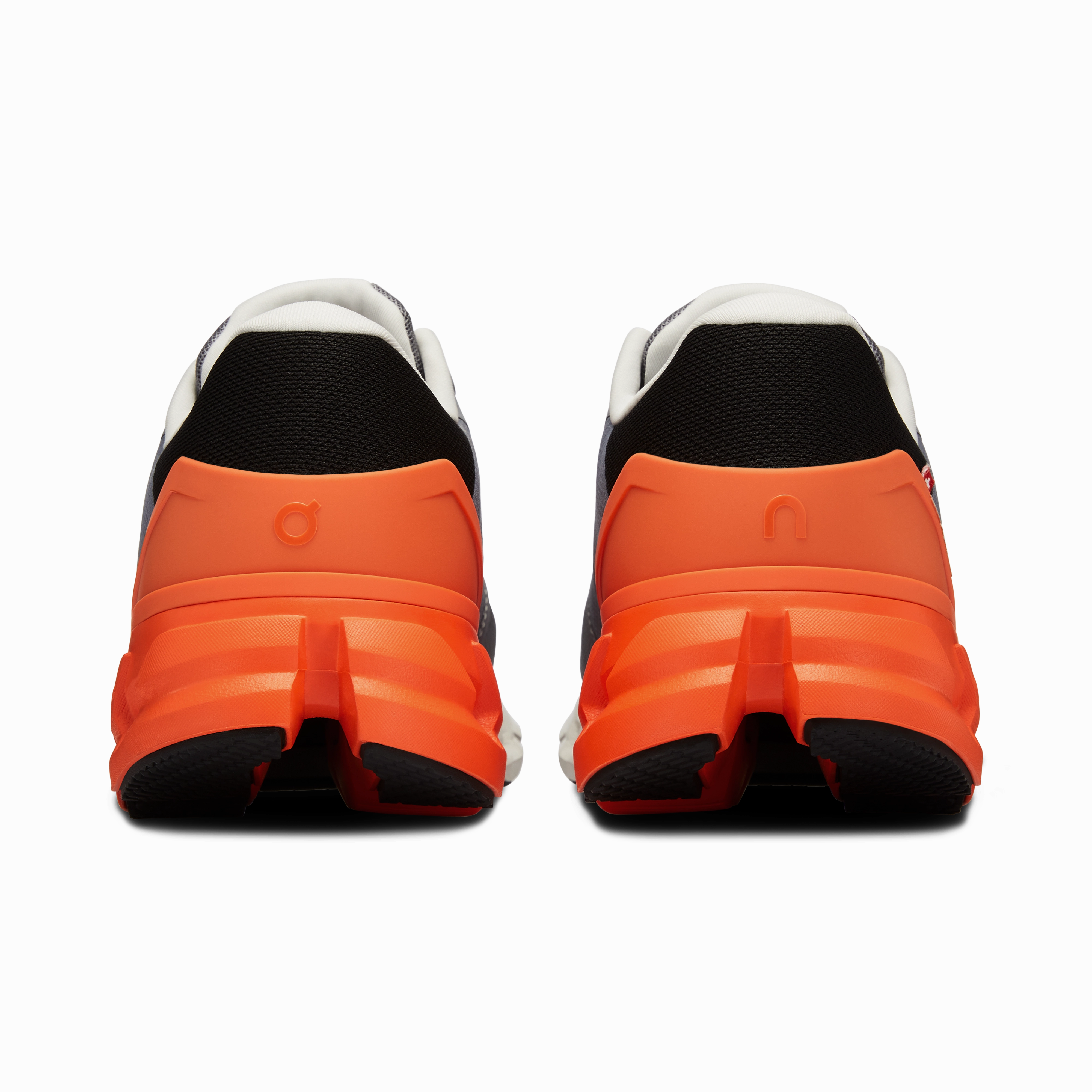 On Running Men's Cloudflyer 4 Shoes - Fossil / Flame Engineered Mesh Fabric stable - sole - feature shoes