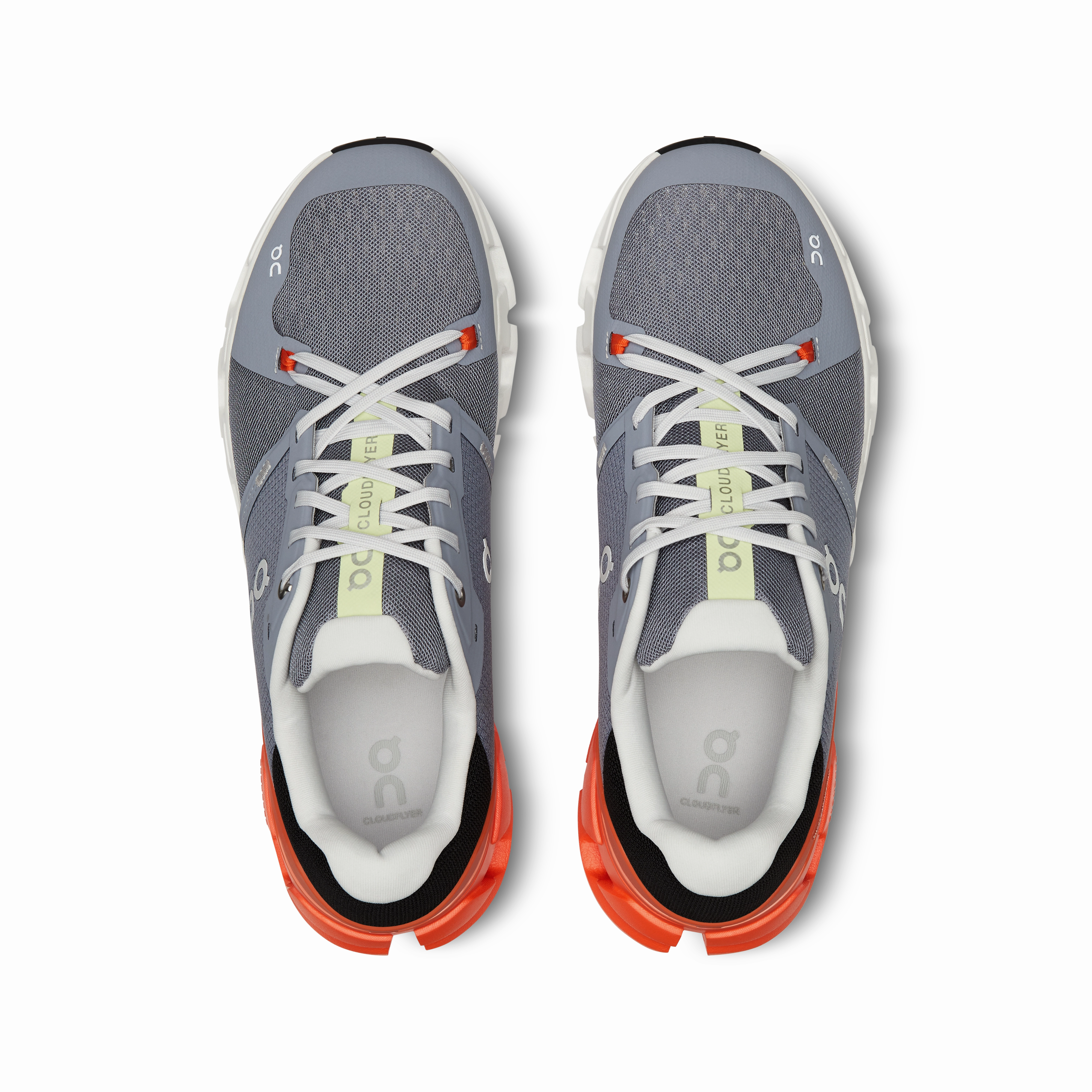 On Running Men's Cloudflyer 4 Shoes - Fossil / Flame running in triathlons shoes