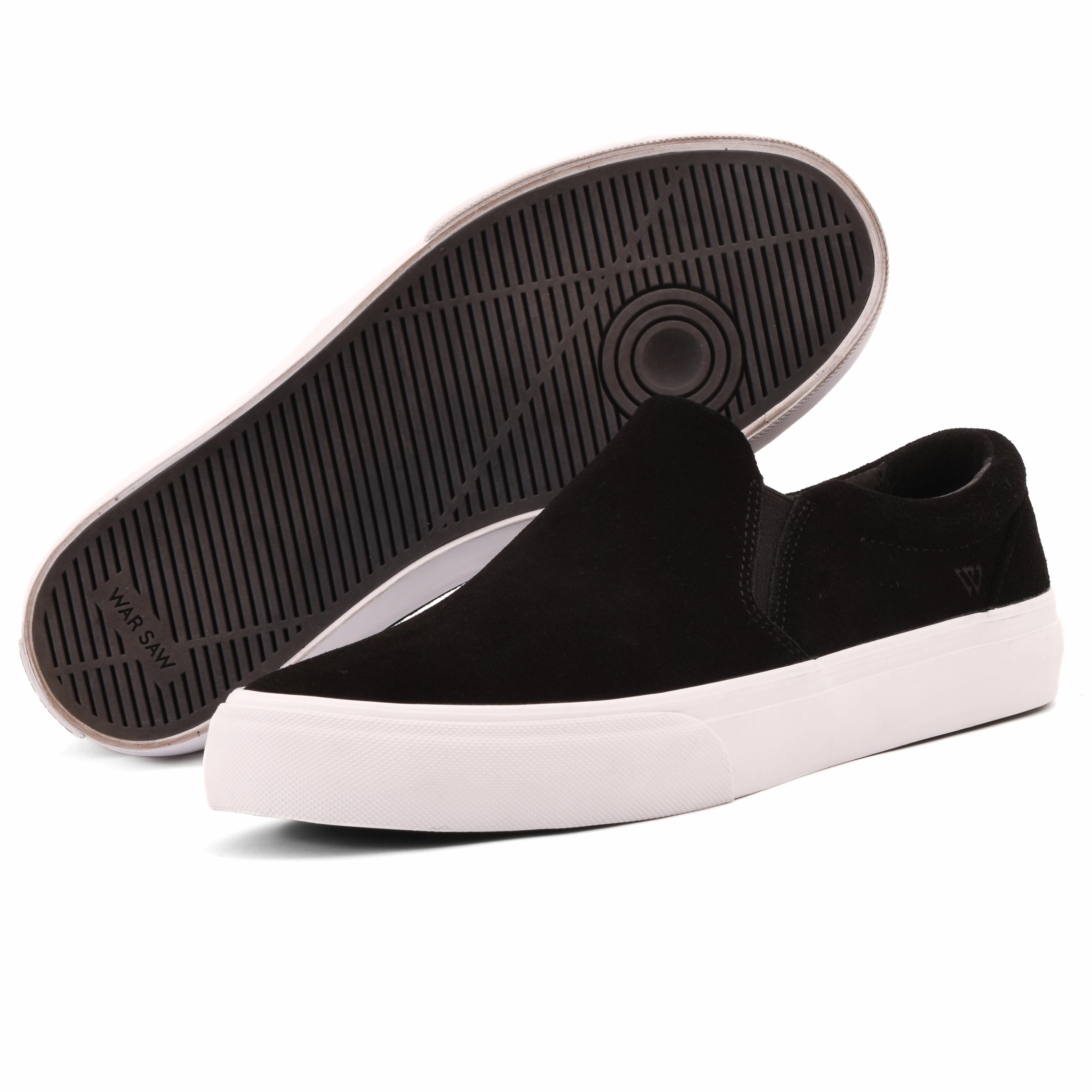 Warsaw - Stranger (Black/White Premium Suede) Seamless Internal Stitching