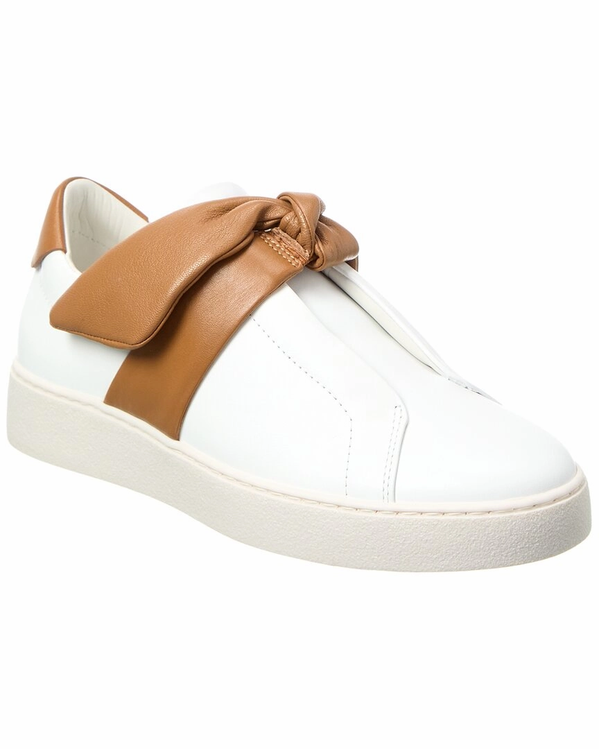 Alexandre Birman Asymmetric Clarita Leather Sneaker Eco Friendly Recycled Materials Dynamic Fit Lacing
