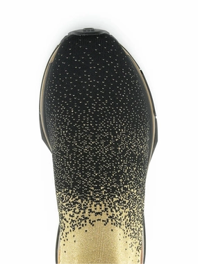 Stylish Design Ferragamo Metallic Sock Sneakers