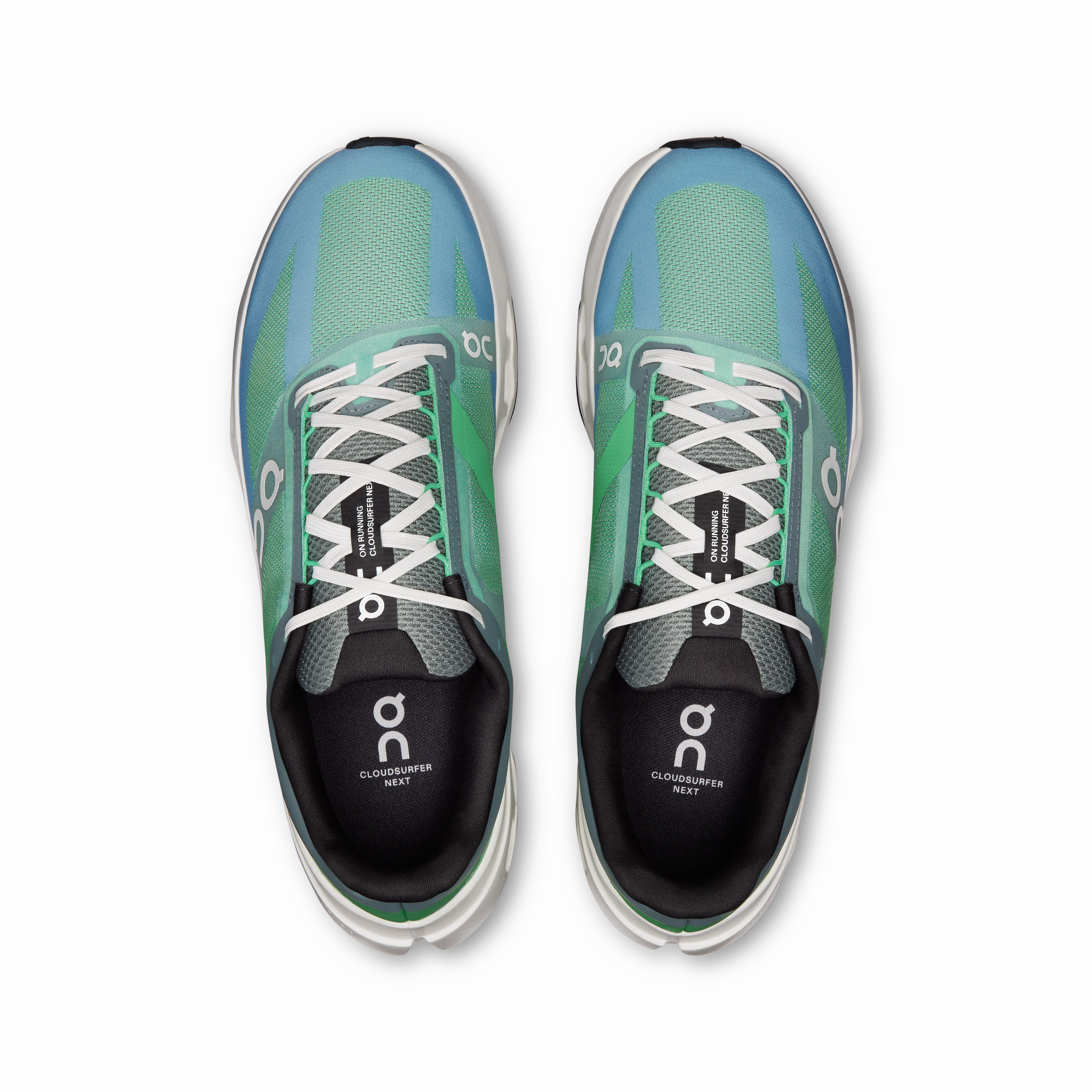 Orthopedic Footbed Support On Running Men's Cloudsurfer Next Shoes - Honeydew / Ivory