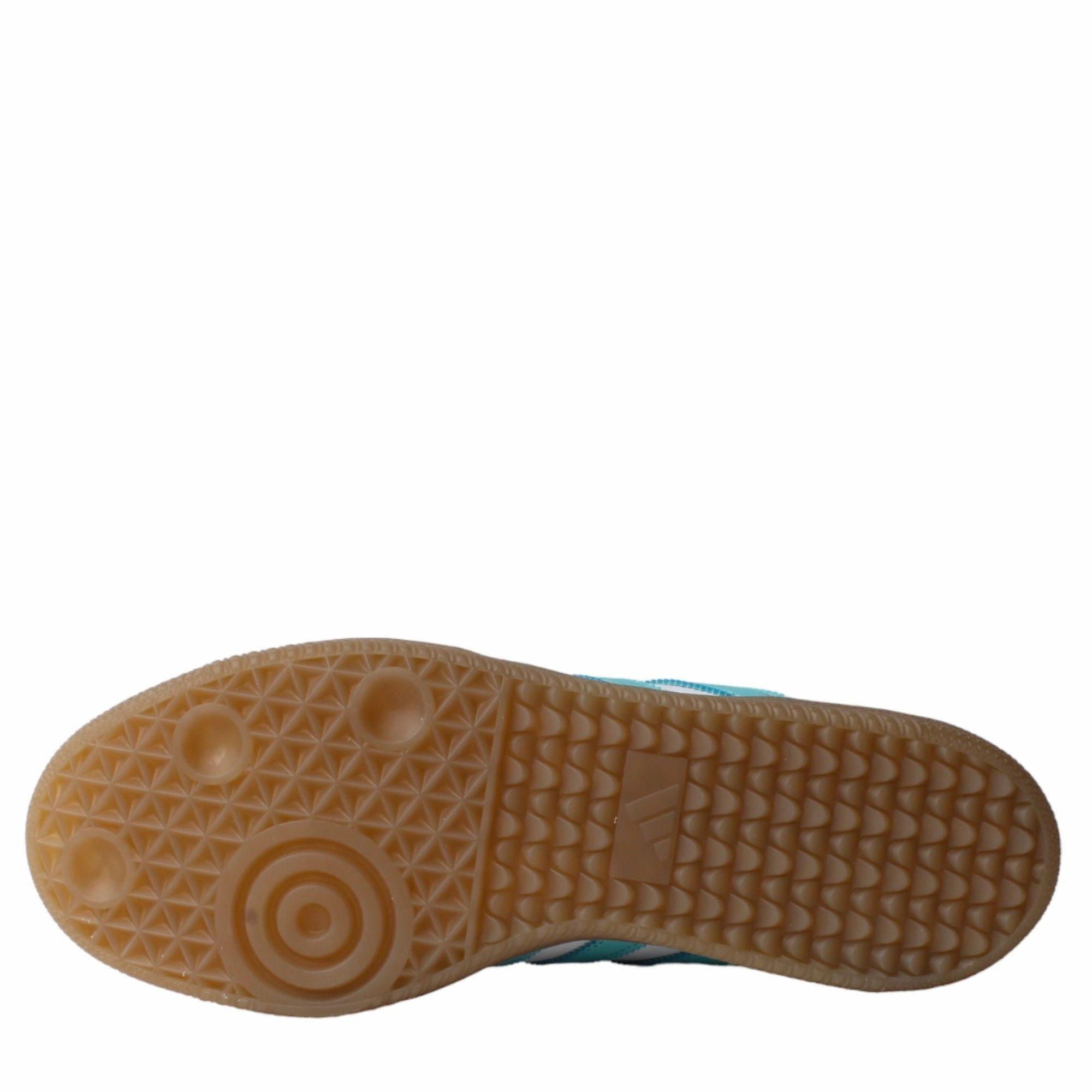 Amateur athletes Solid Color Adidas Men's Samba Inter Miami Shoes - White / Easy Mint / Pink