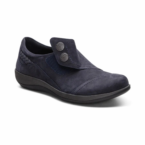 elegant design Daily Street Aetrex Women's Karina Slip On in Navy